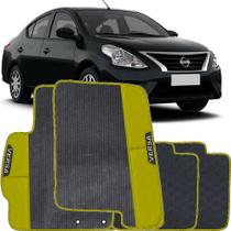 Lindo jogo tapete 4 peças carro automotivo na cor amarelo nissan versa 2010 a 2020 todos emborracahdo ecologico Lindo jogo tapete 4 peças carro automotivo na cor amarelo nissan versa 2010 a 2020 todos emborracahdo ecologico