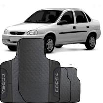 Lindo jogo tapete 4 peças carro automotivo na cor preta chevrolet corsa sedan classic 1995 a 2009 t
