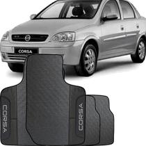 Lindo jogo tapete 4 peças carro automotivo na cor preta chevrolet corsa sedan joy 2003 a 2009 frente montana todos emb