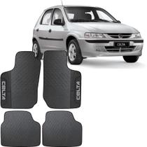 Lindo jogo tapete 4 peças carro automotivo na cor preto chevrolet celta 2000 a 2006 todos emborraca Lindo jogo tapete 4 peças carro automotivo na cor preto chevrolet celta 2000 a 2006 todos emborraca