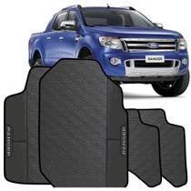 LINDO JOGO TAPETE 4 PEÇAS CARRO AUTOMOTIVO NA COR PRETO Ford Ranger 2015 A 2020 Cabine Dupla TODOS LINDO JOGO TAPETE 4 PEÇAS CARRO AUTOMOTIVO NA COR PRETO Ford Ranger 2015 A 2020 Cabine Dupla TODOS