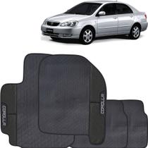 Lindo jogo tapete 4 peças carro automotivo na cor preto toyota corolla 2003 a 2008 todos emborraca Lindo jogo tapete 4 peças carro automotivo na cor preto toyota corolla 2003 a 2008 todos emborraca