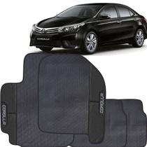 Lindo jogo tapete 4 peças carro automotivo na cor preto toyota corolla 2015 a 2020 todos emborracahdo ecologico Lindo jogo tapete 4 peças carro automotivo na cor preto toyota corolla 2015 a 2020 todos emborracahdo ecologico