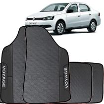 Lindo jogo tapete 4 peças carro automotivo na cor preto volkswagen voyage g6 g7 2013 a 2019 todos