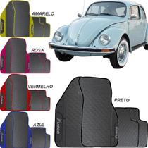 Lindo jogo tapete 4 peças carro automotivo na cor vermelho volkswagen fusca 1300 1500 1600 todos 19