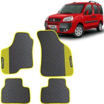 Lindo jogo tapete carro automotivo amarela fiat doblo 2002 a 2014 emborracahdo ecologico Lindo jogo tapete carro automotivo amarela fiat doblo 2002 a 2014 emborracahdo ecologico