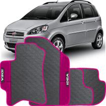 Lindo jogo tapete carro automotivo rosa fiat idea 2005 a 2017 emborracahdo ecologico Lindo jogo tapete carro automotivo rosa fiat idea 2005 a 2017 emborracahdo ecologico