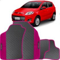 Lindo jogo tapete carro automotivo rosa fiat palio novo attrative 2013 a 2022 todos emborracahdo ec