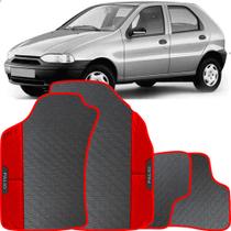 Lindo jogo tapete carro automotivo vermelho fiat palio g1 1996 a 2003 todos emborracahdo ecologico