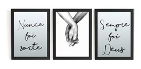 Lindo Kit De Quadros Para Decoração Quarto De Casal