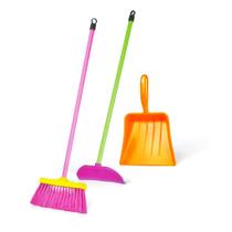 Lindo Kit Limpeza Infantil Para Crianças Vassoura Rodo E Pá - Monte Líbano