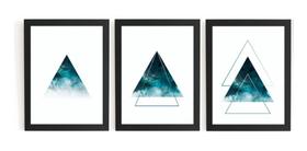 Lindo Kit Quadros Artes Geometricas Presente Perfeito