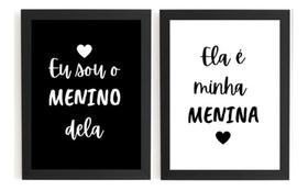 Lindo Par De Quadros Duas Cores Presente Dia Dos Namorados Lindo Par De Quadros Duas Cores Presente Dia Dos Namorados