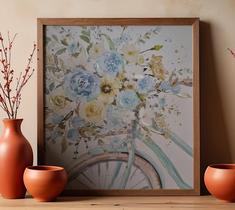 Lindo Quadro 50cmx50cm,impresso em canva com moldura.