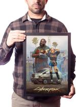 Lindo Quadro A3 Cyberpunk 2077 Necessity Over Style Lindo Quadro A3 Cyberpunk 2077 Necessity Over Style