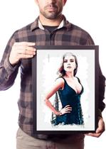 Lindo Quadro A3 Desenho Scarlett Johansson Lindo Quadro A3 Desenho Scarlett Johansson