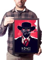 Lindo Quadro A3 Django Livre