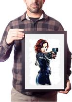 Lindo Quadro A3 Scarlett Johansson Viúva Negra