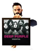 Lindo Quadro Decorativo Capa Disco Deep Purple Essential