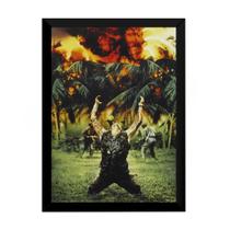 Lindo Quadro Decorativo Cinema Filme Cult Platoon 42x29cm