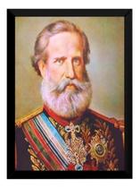 Lindo Quadro Decorativo Pintura Don Pedro Ii 42x29cm Lindo Quadro Decorativo Pintura Don Pedro Ii 42x29cm