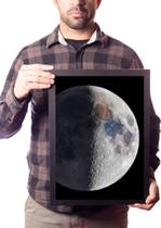 Lindo Quadro Lua Cheia Poster Moldurado