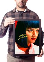 Lindo Quadro Mia Wallace Pulp Fiction Lindo Quadro Mia Wallace Pulp Fiction