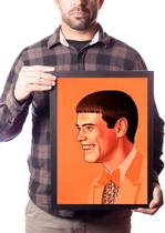 Lindo Quadro Retrato Jim Carrey Lloyd