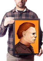 Lindo Quadro Retrato Michael Myers Halloween Lindo Quadro Retrato Michael Myers Halloween