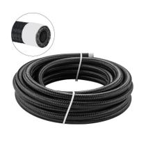 Línea de Combustible Autoutfit 6AN Nylon CPE con Trenzado 20 pies Negra