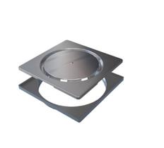 Linear Ralo Pvc Grelha Abre Fecha Escovado 150mm Linear Ralo Pvc Grelha Abre Fecha Escovado 150mm