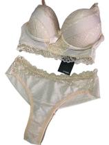 Lingerie Bojo Renda Creme G Lingerie Bojo Renda Creme G