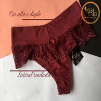 Lingerie Calcinha Bruna Fio Micro Bordo Moda Intima Amor Love Feminino Romance