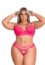 Lingerie Feminina Plus Size Sutiã Aro Bojo Sustentação Renda Lingerie Feminina Plus Size Sutiã Aro Bojo Sustentação Renda