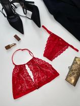 Lingerie Frente Unica Vermelho G