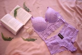 Lingerie Malu lilás renda
