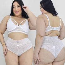 Lingerie Plus Size Sensual Rendada Sedução Sexy Completa