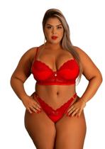 Lingerie Rendada Sutiã Bojo Plus Size Aro Cirre