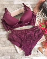 Lingerie Vossa Graça Vinho Lingerie Vossa Graça Vinho