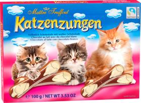 Lingua de Gato Katzenungen Chocolate Branco 100g - MAITRE TRUFFOUT