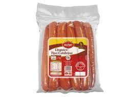 Linguiça tipo calabresa reta defumada nobre 2.5 kg pacote