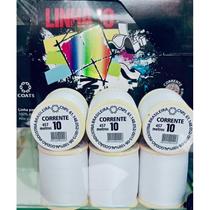 Linha 10 Corrente , 500 jardas, Kit 3 unidades Algodão Glacê, Tex 85 Pipas, costura, linhas Original Linha 10 Corrente , 500 jardas, Kit 3 unidades Algodão Glacê, Tex 85 Pipas, costura, linhas Original