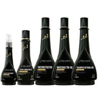 Linha Acetinada Tratamento Reconstrutor Capilar Raiz Latina 5 em 1 Selante Reparador Finalizador