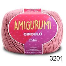 LINHA AMIGURUMI 125G COR 3201 CAMAFEU ROSADO - Fio de Algodão Mercerizado