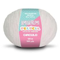 Linha amigurumi pelucia 131m circulo cor 8001 - Círculo