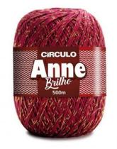 Linha anne 500 brilho ouro cor 7136 marsala