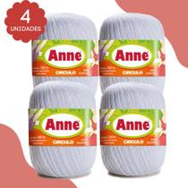 Linha Anne 500 Círculo Branca - Kit Com 4 Unidades