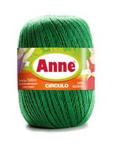 Linha Anne 500 Metros de 295 TEX e 100% Algodão Circulo para Crochê, Tricô, Bico, Barra, Artesanato e Amigurumi