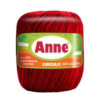 Linha Anne 65m 19g Lisas 3402 VERMELHO CÍRCULO