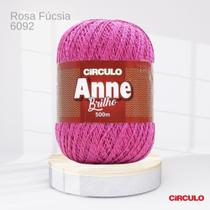 Linha Anne Brilho Circulo Cor Rosa Fúcsia 6092